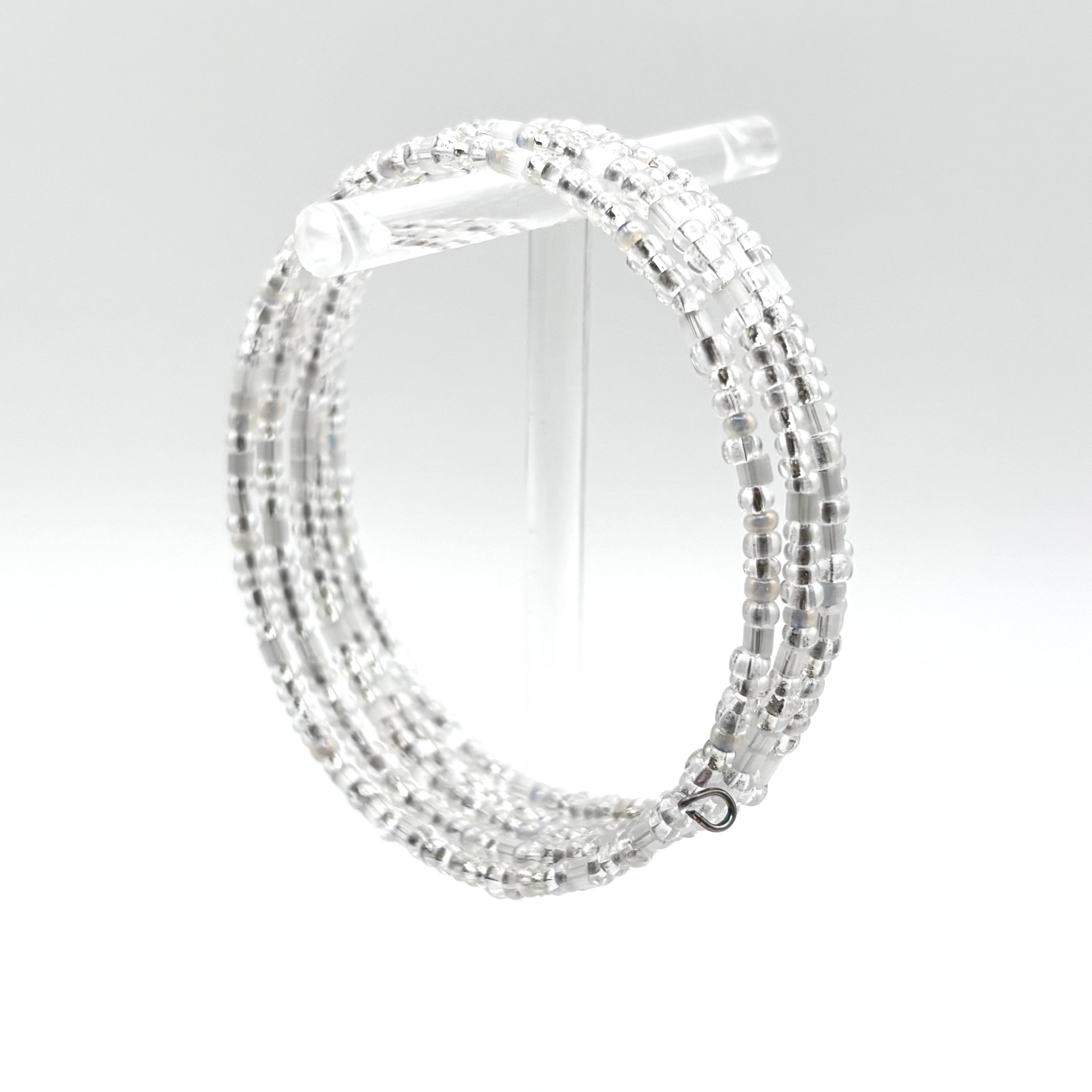 WP07 - PerlenArmband oder Armreif - präsent - Größe L