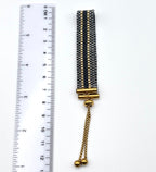 WP13 - PerlenSet präsent - 2teilig - FransenSpiel mit breitem EdelArmband