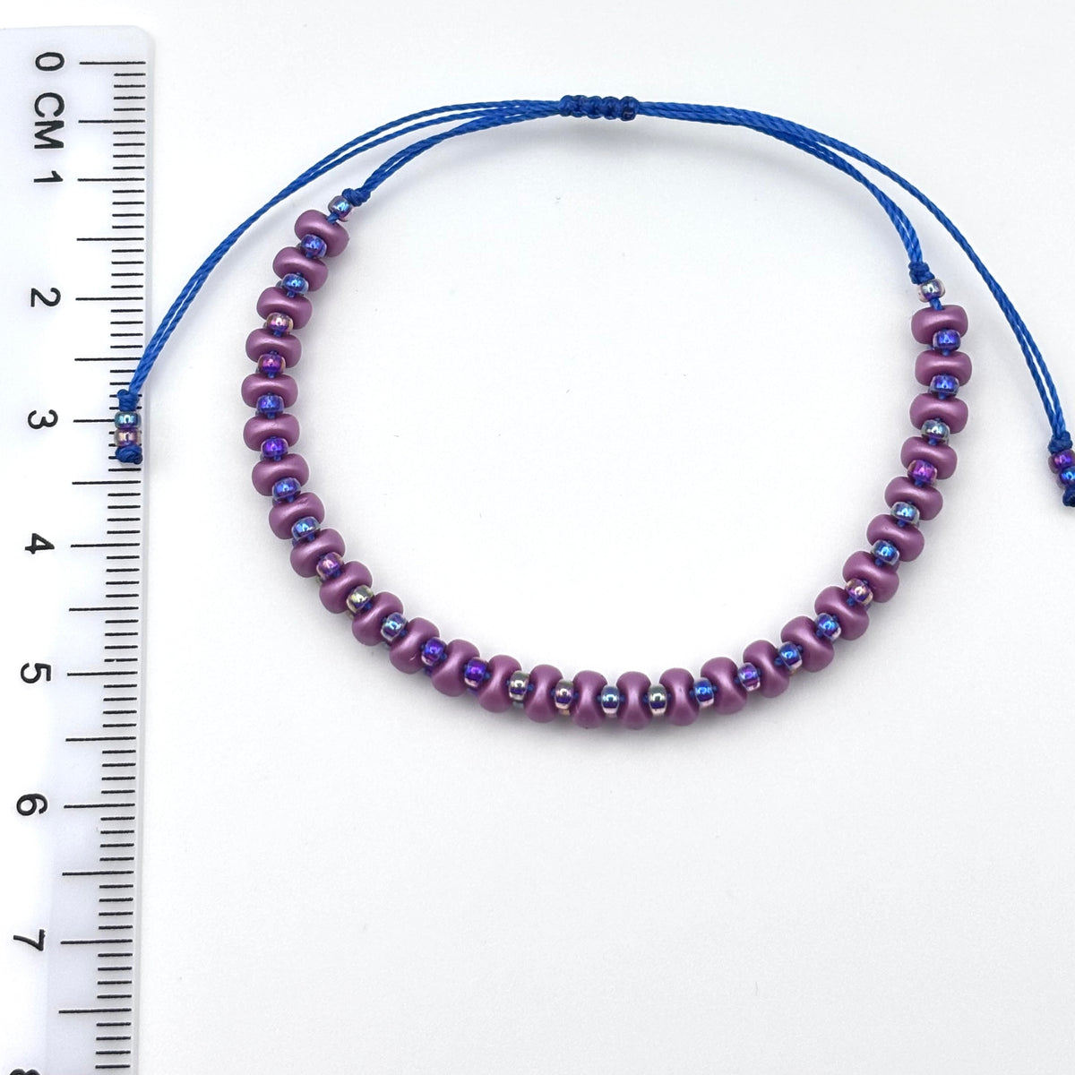 WP14 - PerlenSet fein - 2teilig - PerlenRaute mit modernem Armband
