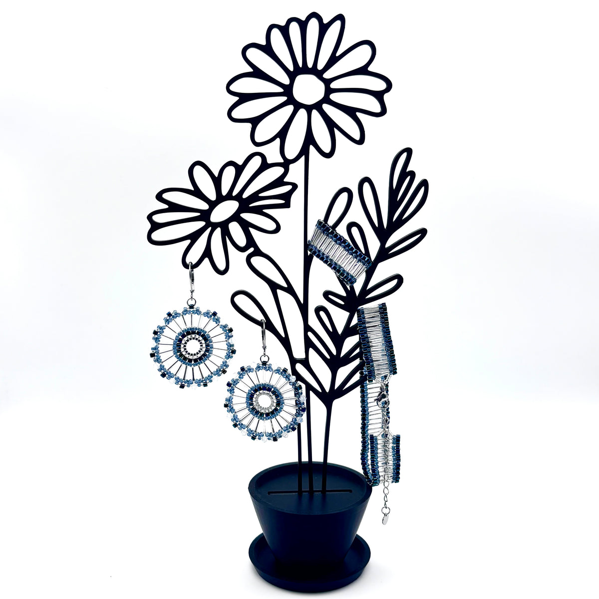 WP16 - PerlenSet edel - 3teilig - GlanzRad mit stylischem Armband und passendem Ring