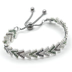 WP07 - PerlenArmband oder Armreif - präsent - Größe L