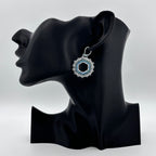 GP03 - GlitzerCreolen zart mit Brisur