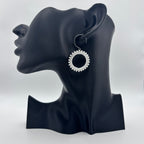 MP16 - PerlenCreolen maxi mit runden OhrHaken